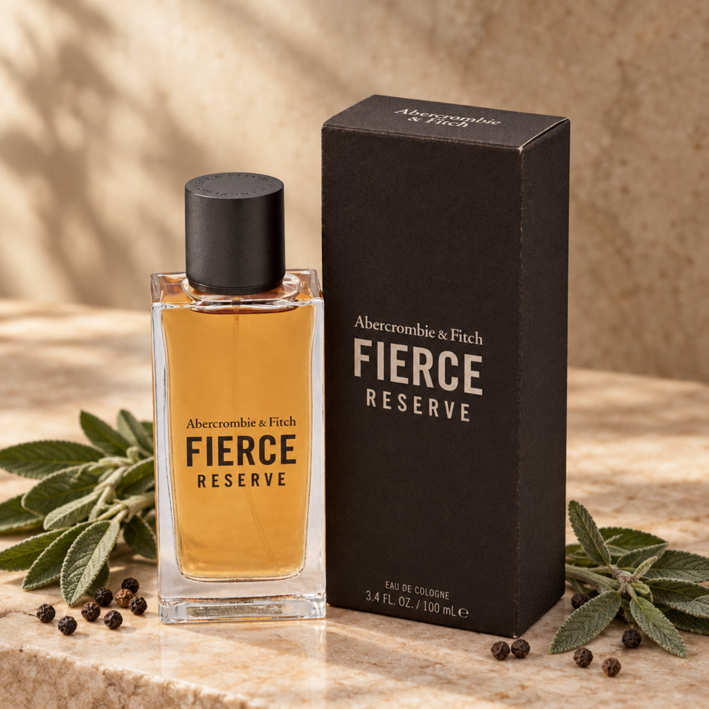 Abercrombie & Fitch Fierce Reserve for Men EDC 3.3 / 3.4 oz New in Box
