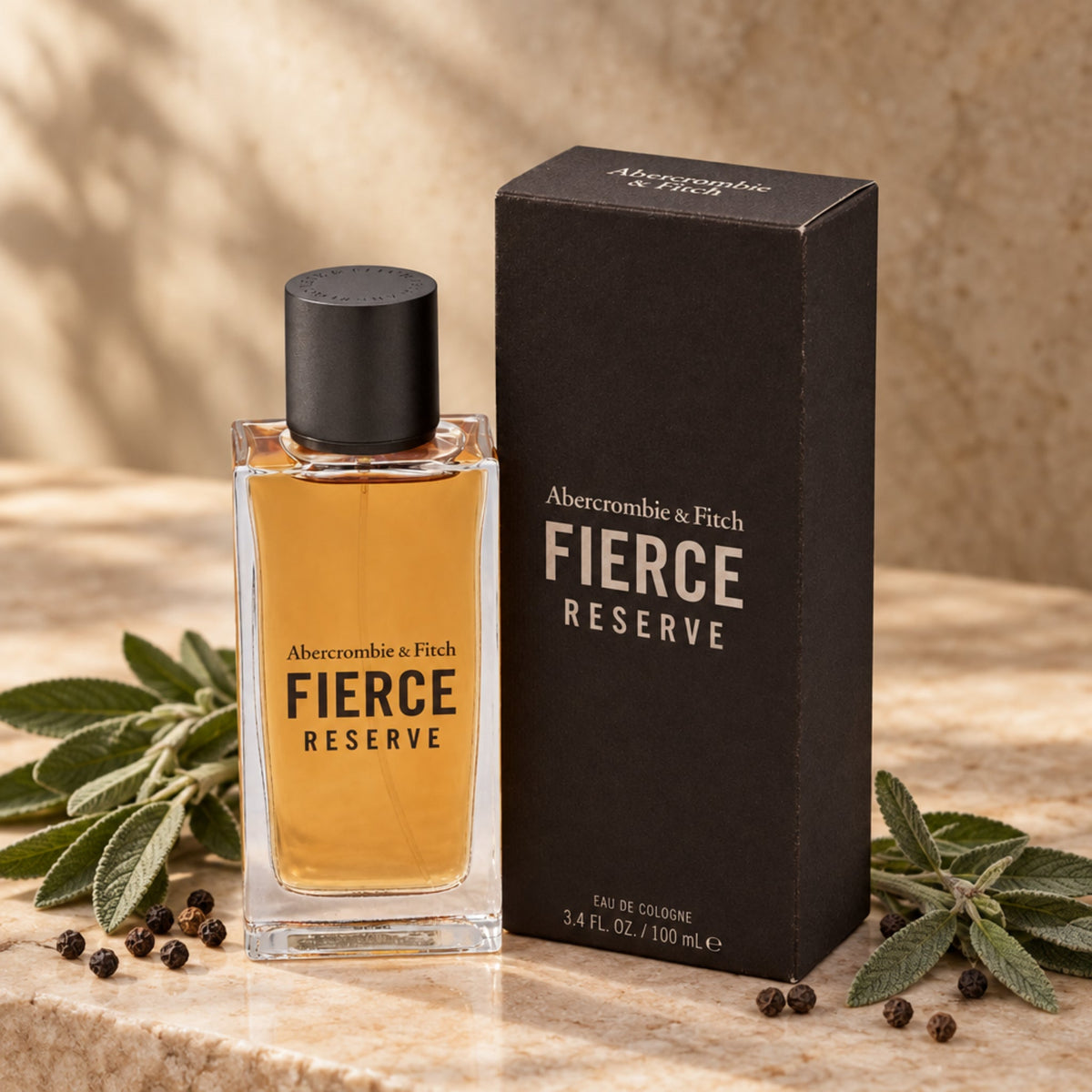 Abercrombie & Fitch Fierce Reserve for Men EDC 3.3 / 3.4 oz New in Box