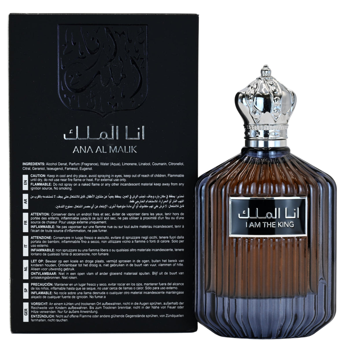 Ana Al Malik I Am The King by Ard Al Zaafaran EDP 3.3 / 3.4 oz New in Box