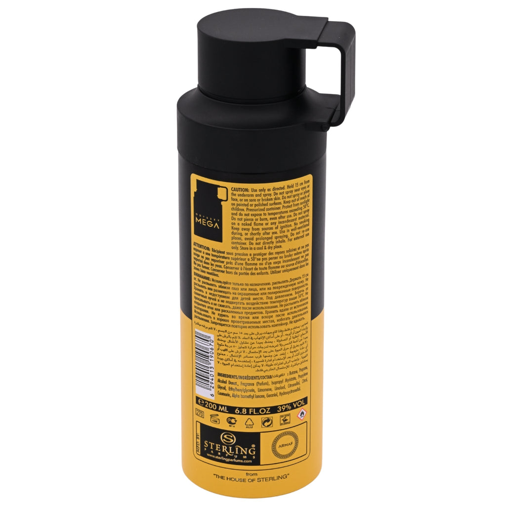 Armaf Odyssey Mega Body Spray Deodorant for Men 6.8 oz (200 ml) by Armaf