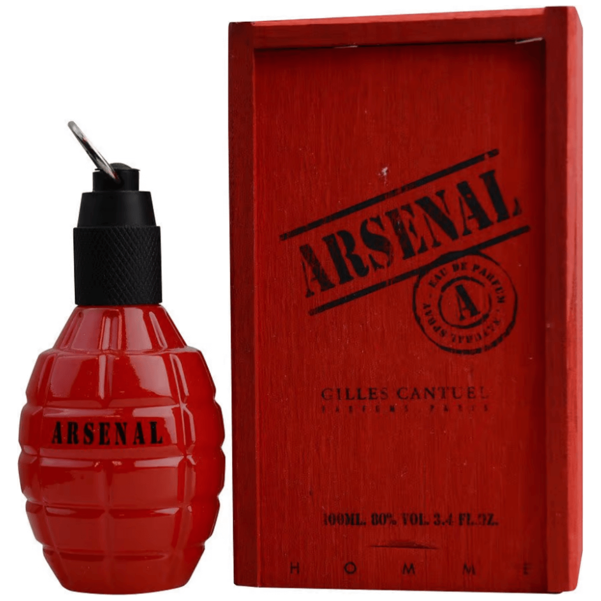 Arsenal Red Homme by Gilles Cantuel cologne for men EDP 3.3 /3.4 oz New In Box