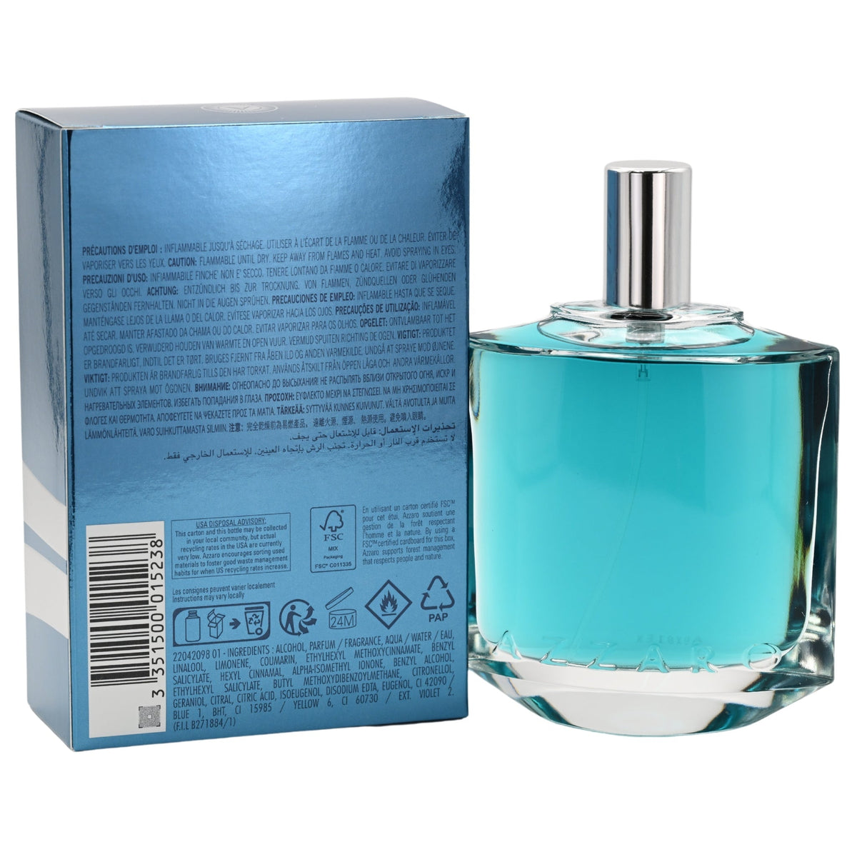 CHROME LEGEND by Azzaro cologne for Men EDT 2.6 oz New in Box
