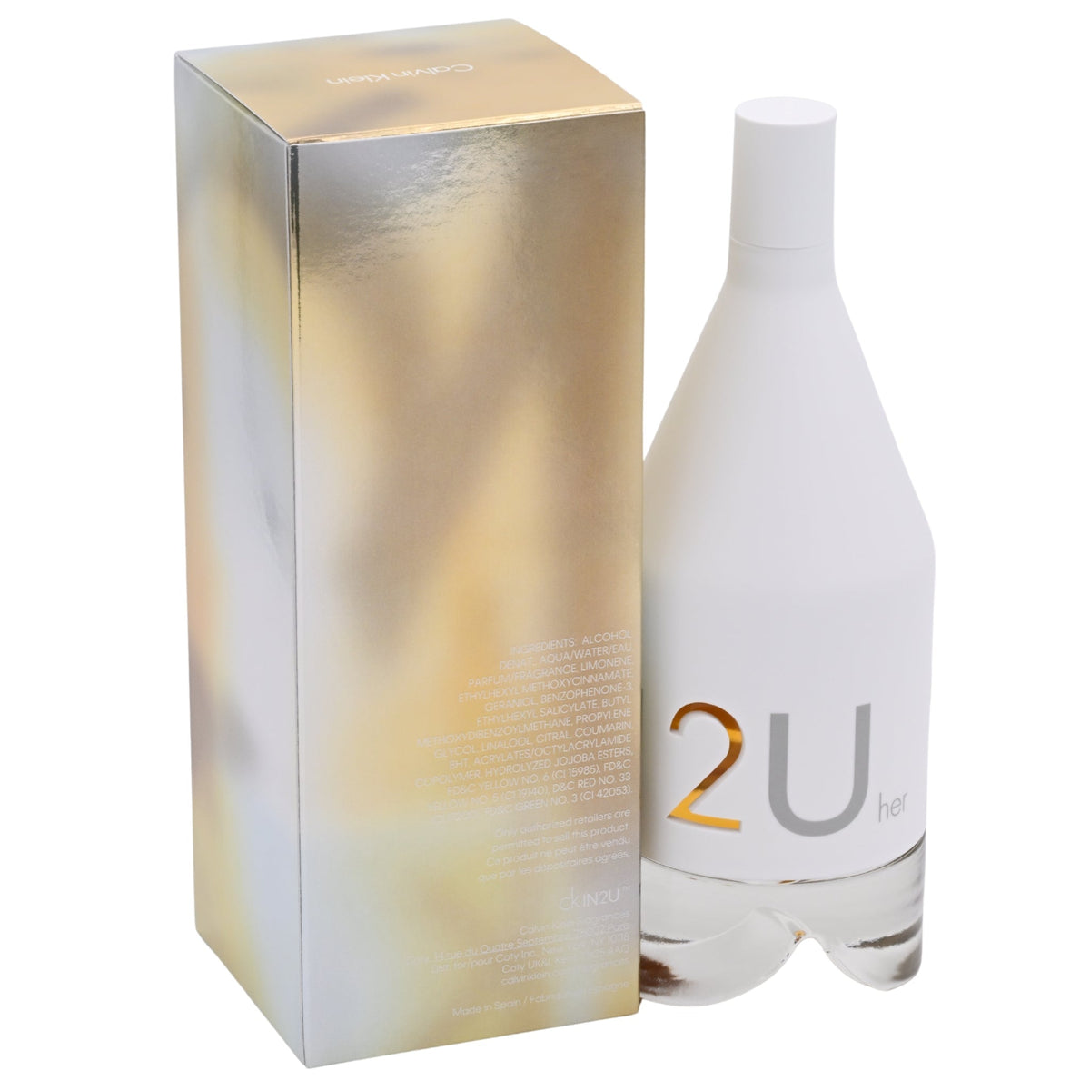 CK IN2U HER by Calvin Klein 5 / 5.0 oz EDT Perfume For Women NEW IN BOX