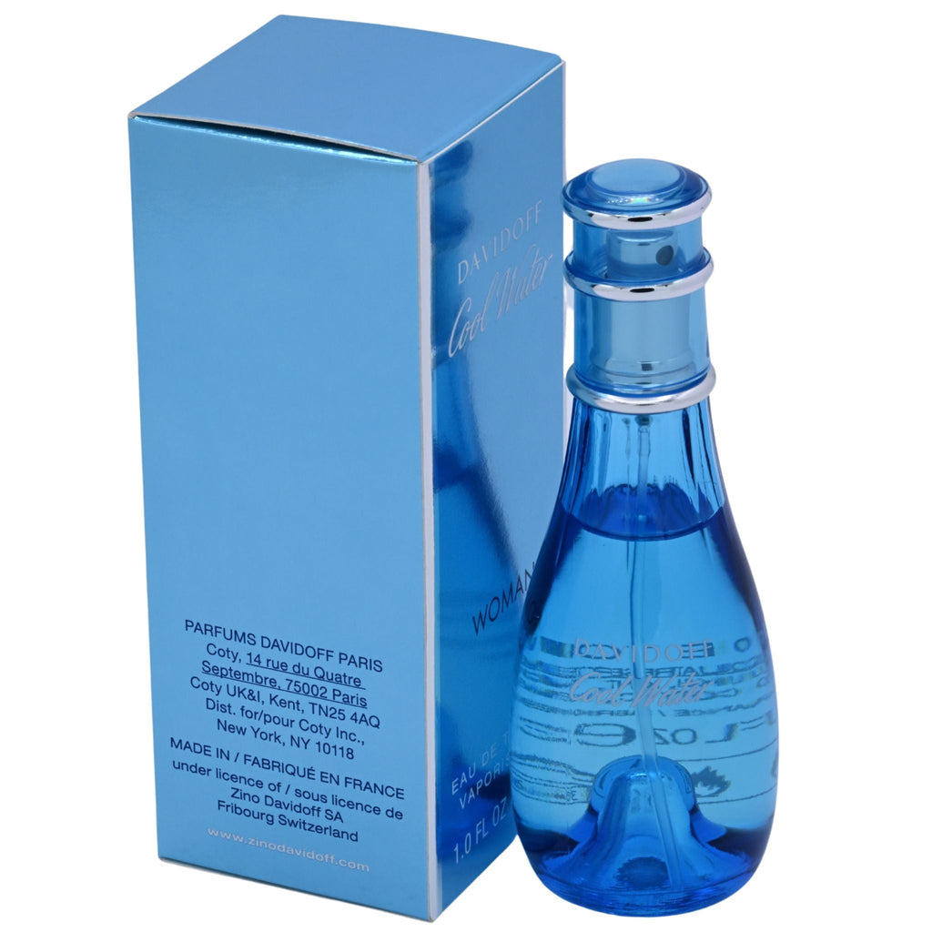 Cool Water by Davidoff for women EDT 1.0 oz New in Box