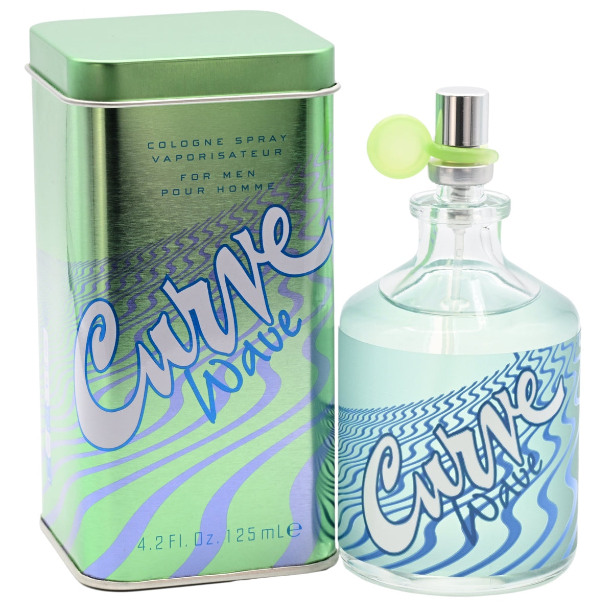 Curve Wave Cologne for Men by Liz Claiborne 4.2 oz New in Box / Can