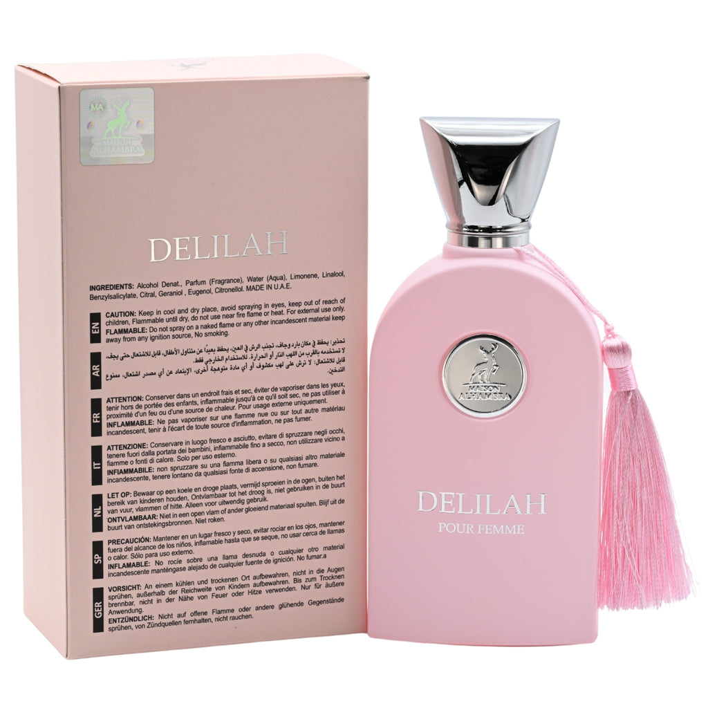 Delilah by Maison Alhambra perfume for women EDP 3.3 / 3.4 oz New in Box