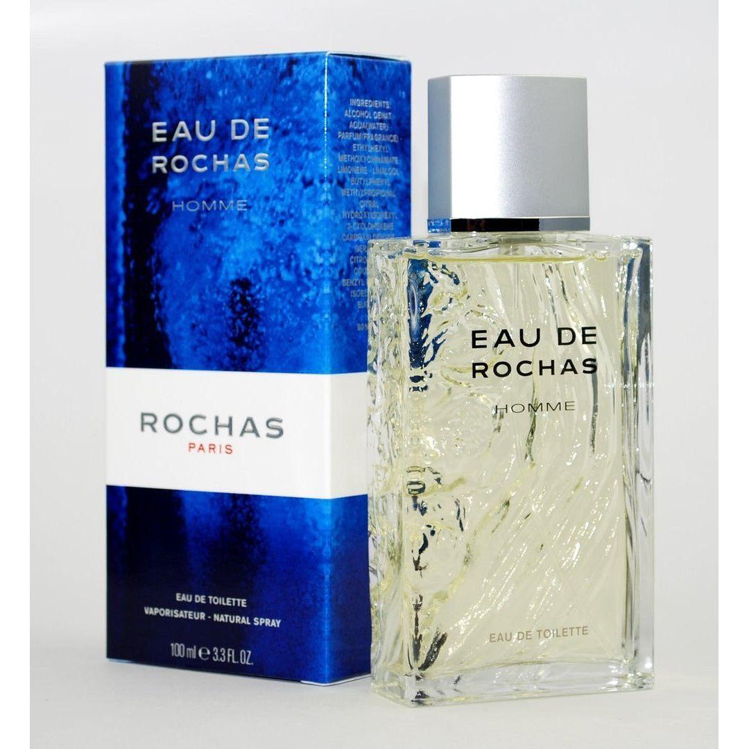 EAU DE ROCHAS HOMME by Rochas Eau De Toilette 3.3 / 3.4 oz Men New in Box