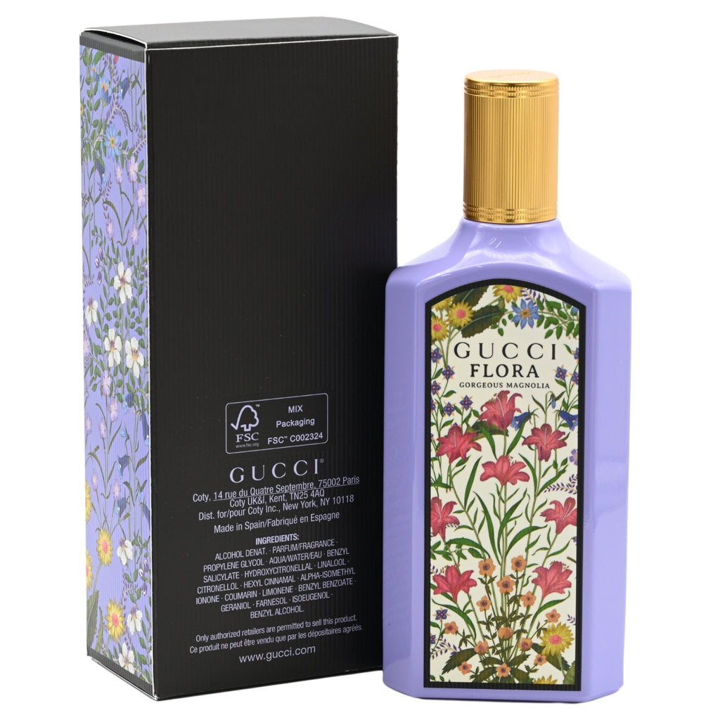 Flora Gorgeous Magnolia by Gucci perfume for her EDP 3.3 / 3.4 oz New in Box