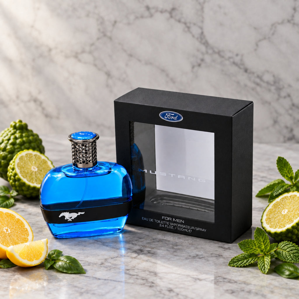 Ford Mustang Blue by Mustang cologne for men EDT 3.3 / 3.4 New in Box