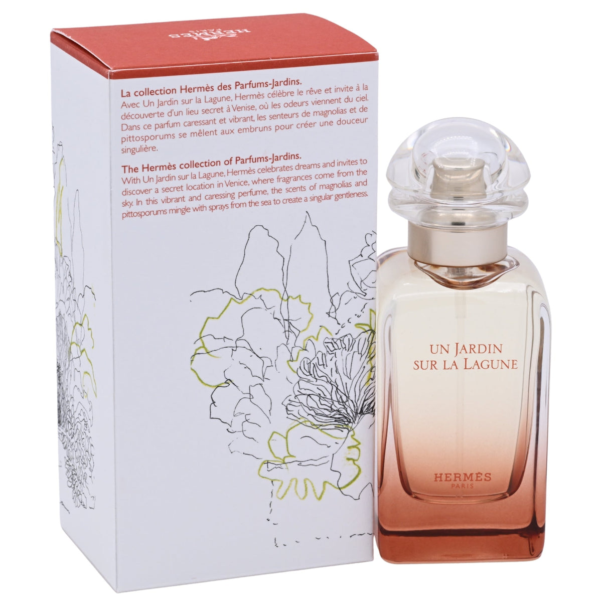 Hermes Un Jardin Sur La Lagune EDT Spray Unisex 1.6 oz 50ml New Box