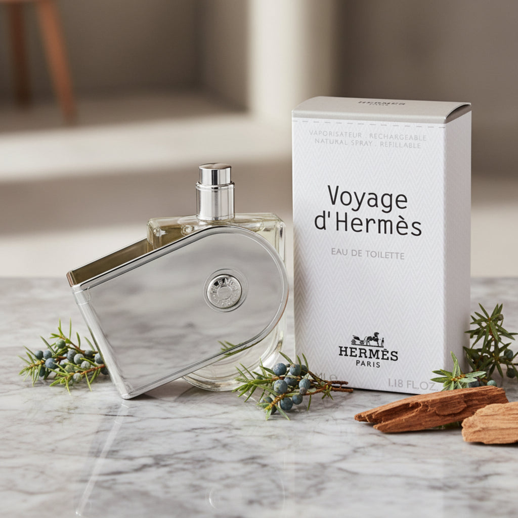 Hermes Voyage d'Hermès Eau de Toilette Spray Unisex 1.18 oz New Retail Box