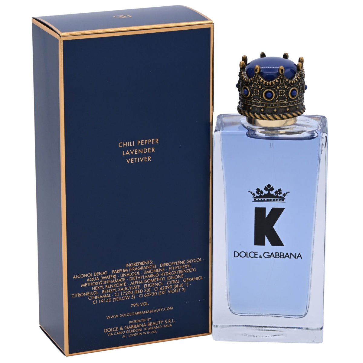 K by Dolce & Gabbana cologne for men EDT 3.3 / 3.4 oz New in Box