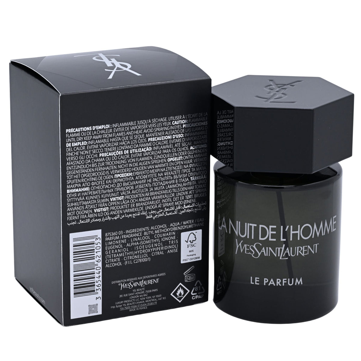 La Nuit de L'Homme Le Parfum by Yves Saint Laurent EDP 3.3 / 3.4 oz New in Box