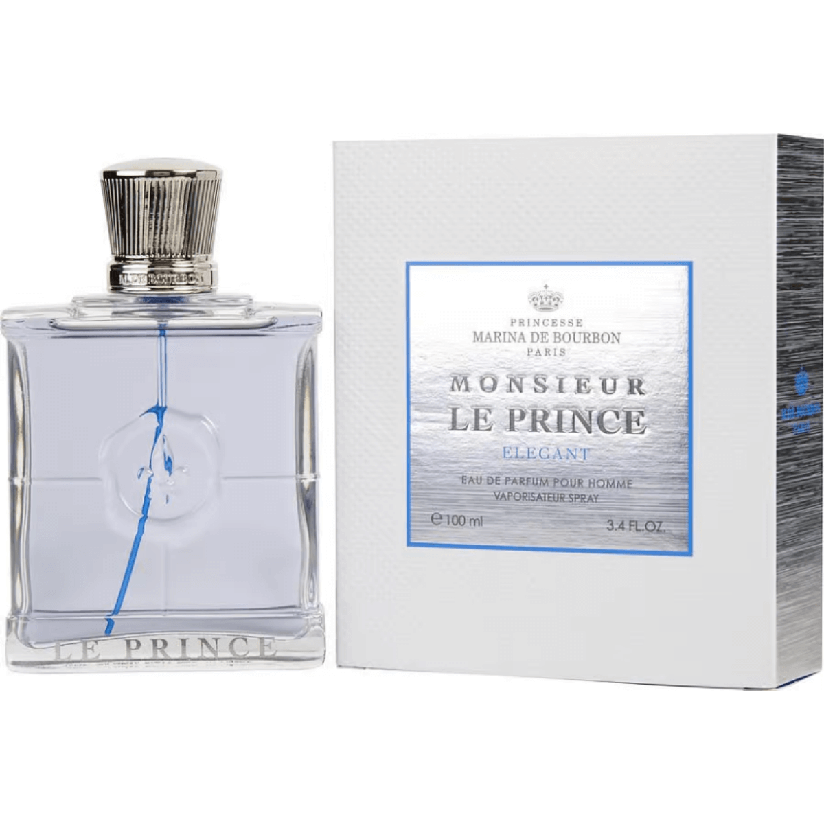 Monsieur Le Prince Elegant by Marina De Bourbon men EDP 3.3  / 3.4 oz New in Box