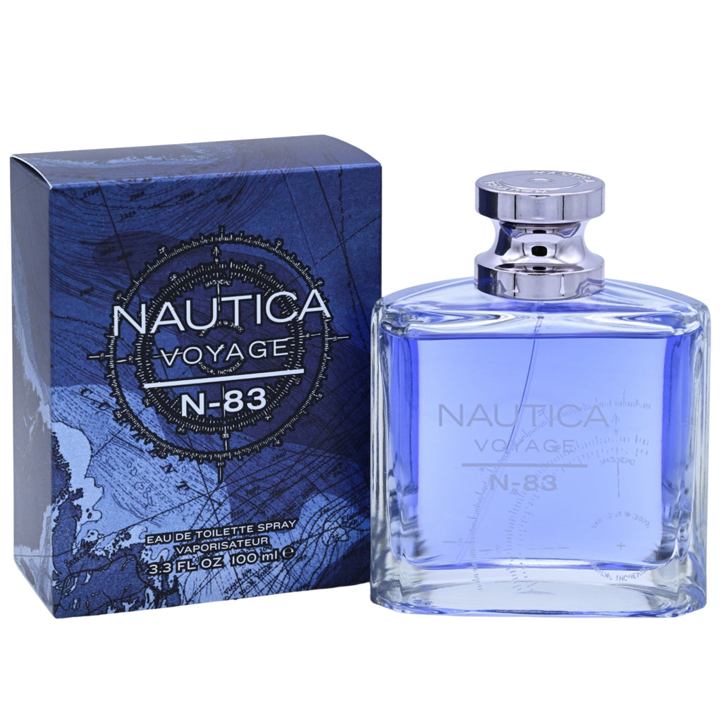 NAUTICA VOYAGE N - 83 for men 3.3 / 3.4 oz edt Cologne New in Box