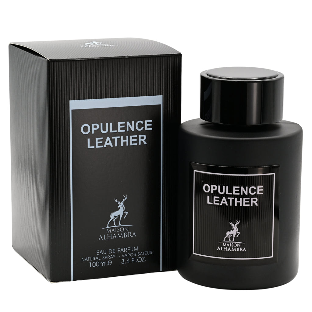 Opulence Leather by Maison Alhambra cologne men EDP 3.3 / 3.4 oz New in Box