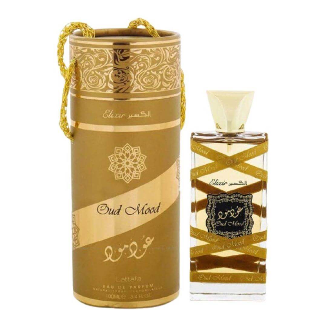 Oud Mood Elixir by Lattafa perfume for unisex EDP 3.3 / 3.4 oz. New in Box