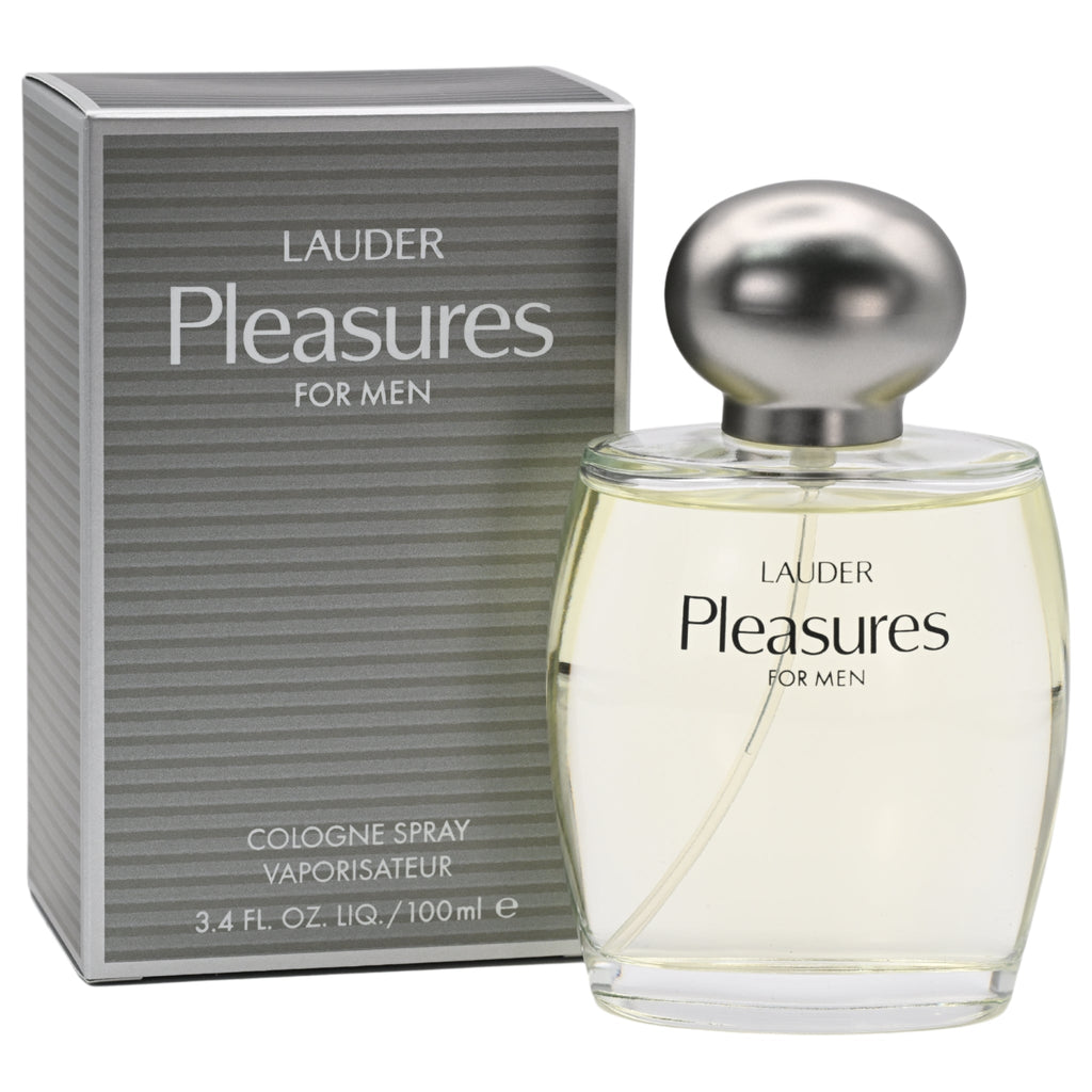 PLEASURES by Estee Lauder 3.3 / 3.4 oz EDC Cologne for Men NEW IN BOX