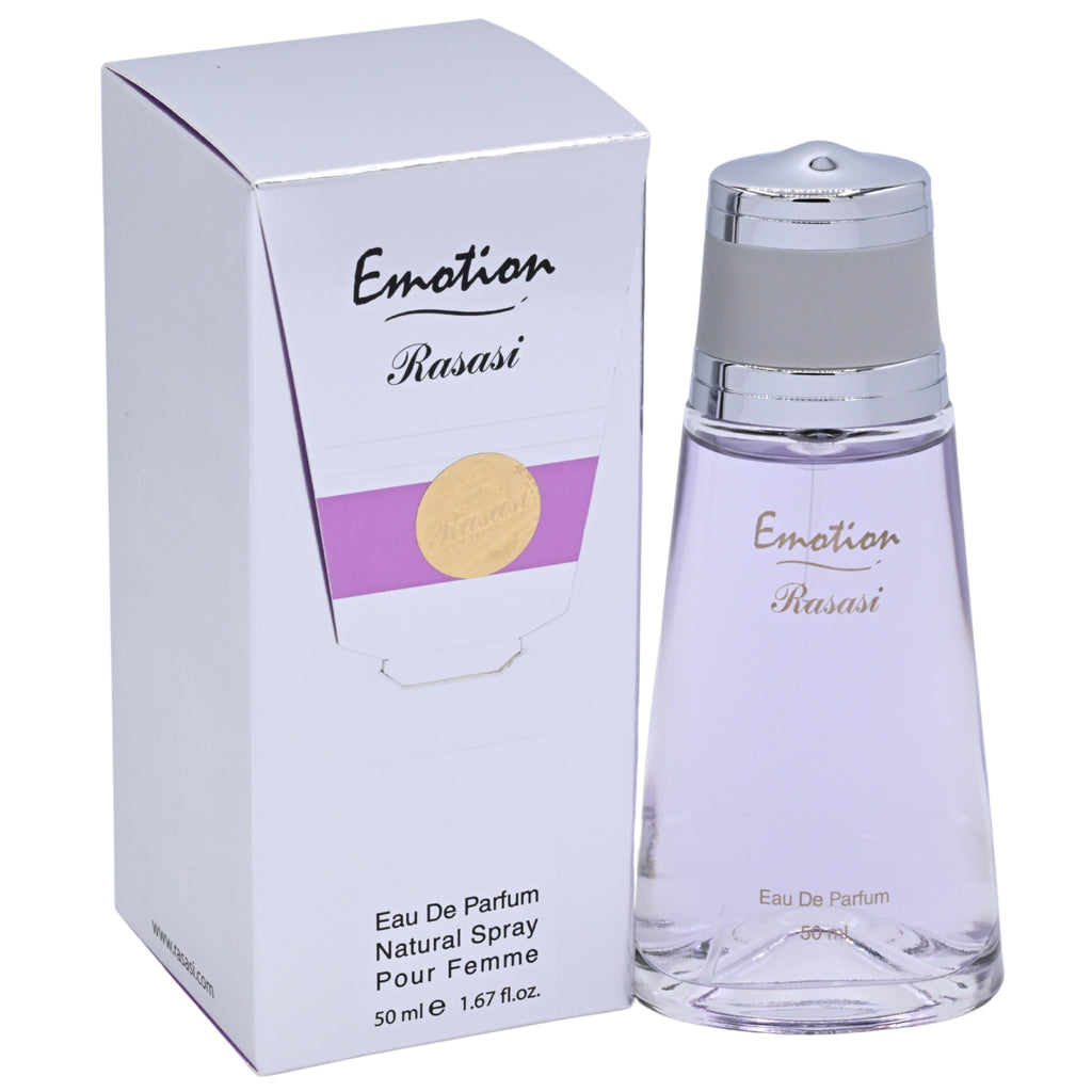 Rasasi Emotion Eau de Parfum (EDP) Spray for Women 1.7 oz (50 ml) New Retail Box
