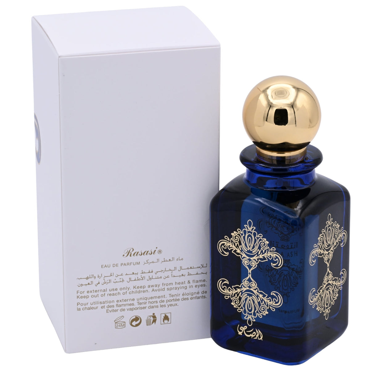 Rasasi Enteash Eau de Parfum Spray for Unisex 3.38 oz (100 ml) by Rasasi