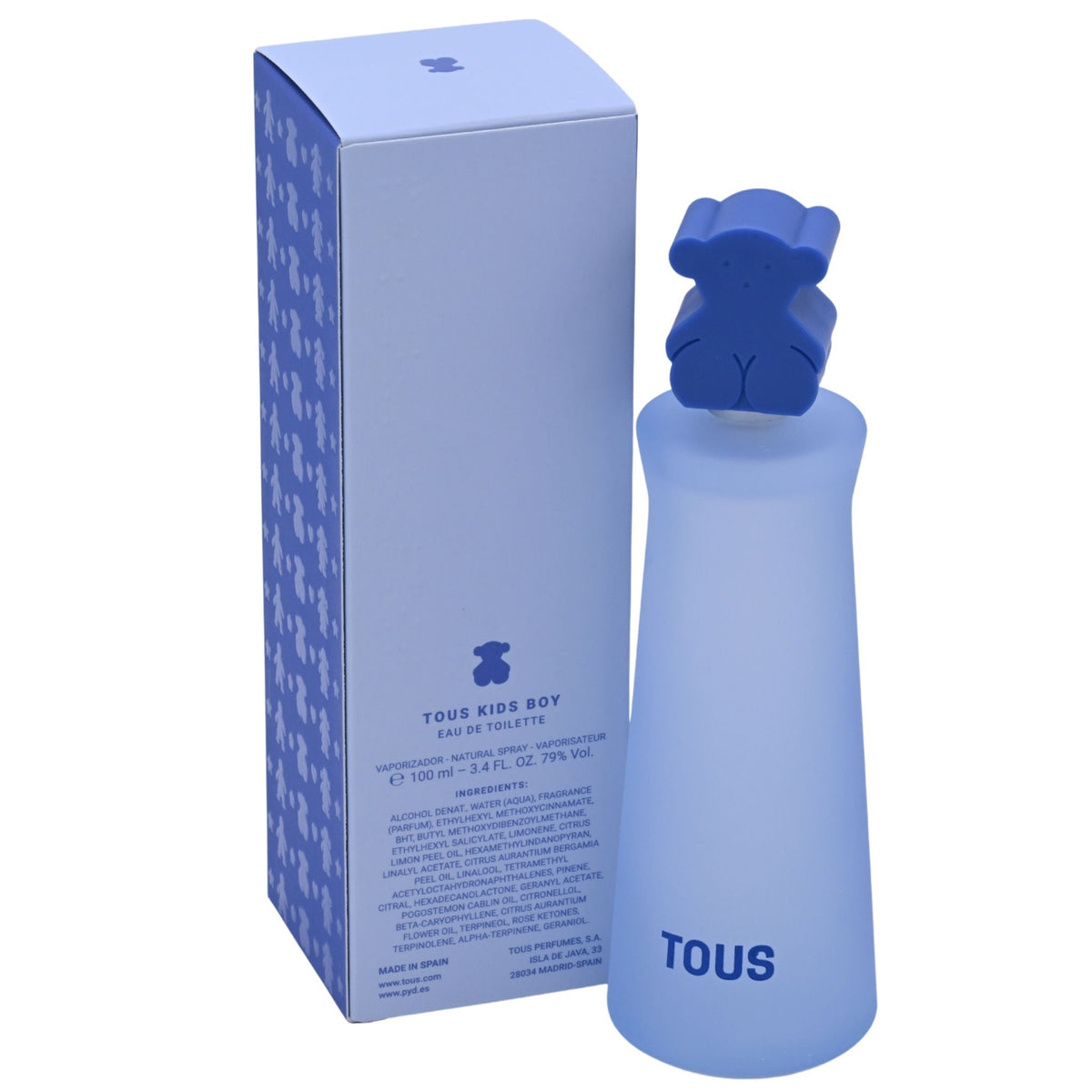 Tous Kids Boy by Tous cologne for kids EDT 3.3 / 3.4 oz New in Box