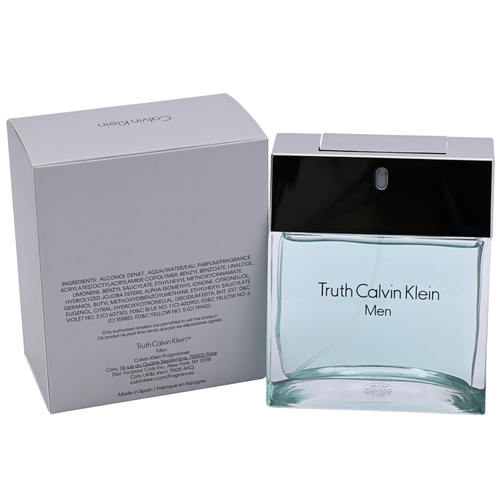TRUTH by Calvin Klein for Men Cologne 3.4 oz New in Box