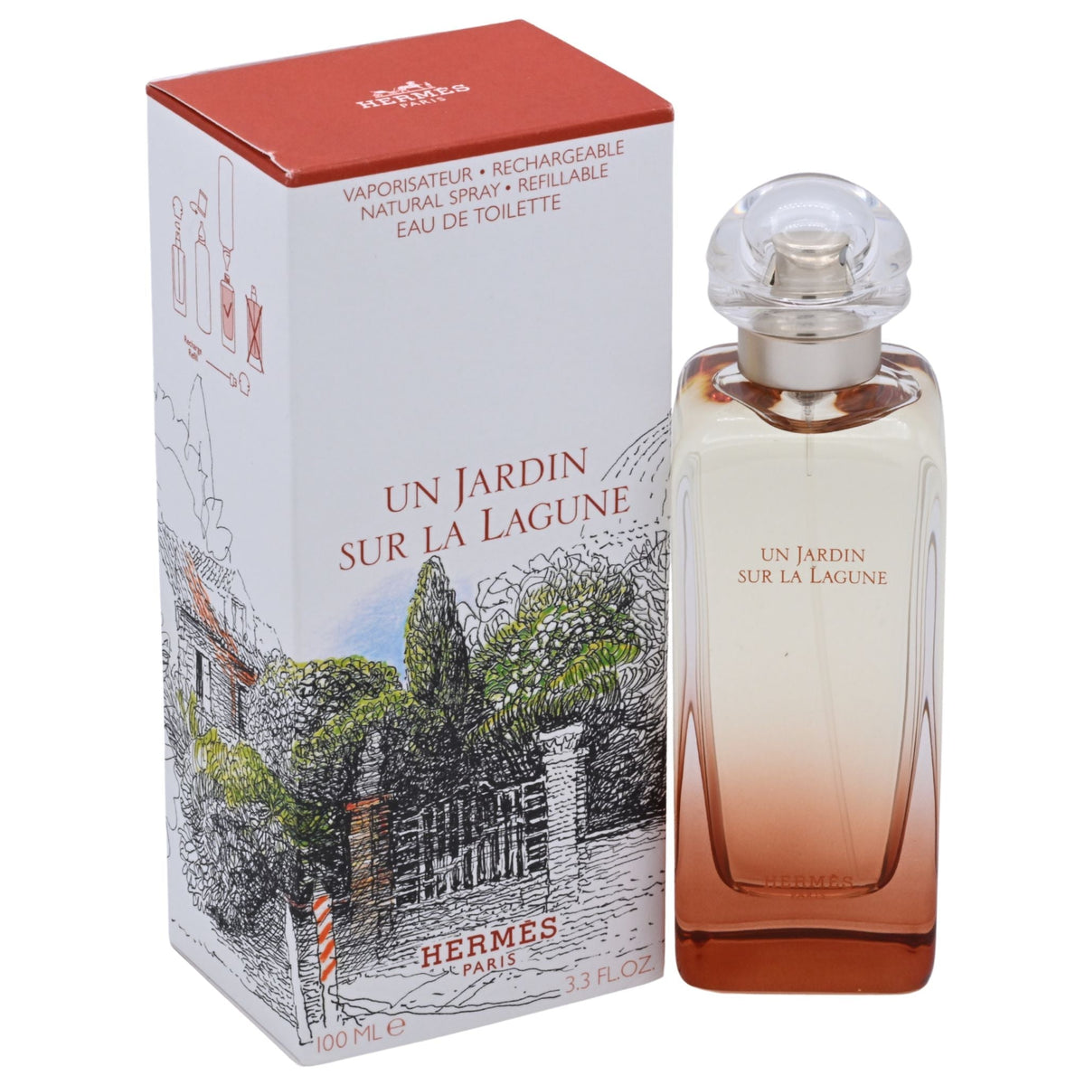 Un Jardin Sur La Lagune by Hermes for unisex EDT 3.3 / 3.4 oz New in Box