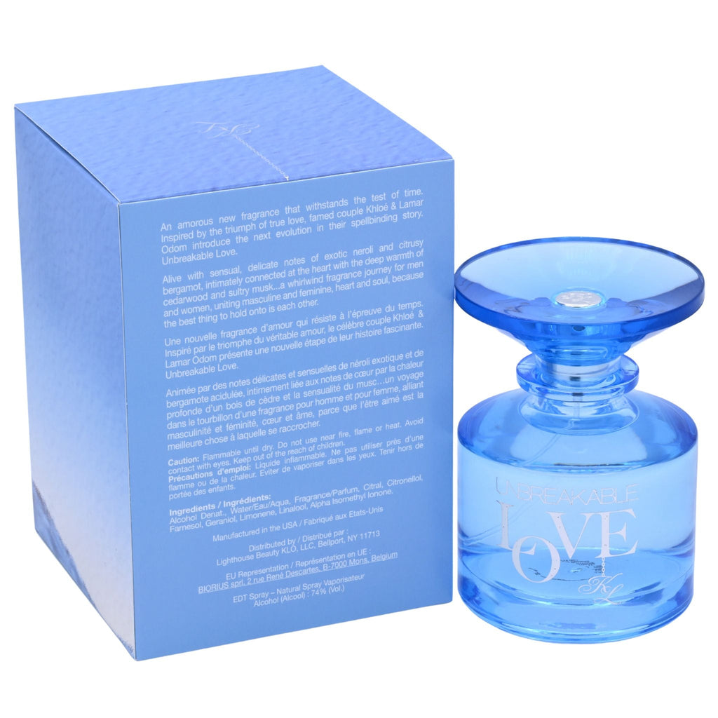 UNBREAKABLE LOVE Khloe and Lamar 3.3 / 3.4 oz. edt Pefume for Women New In Box