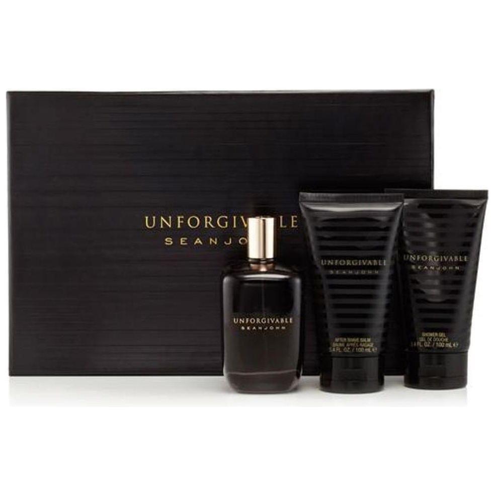 Unforgivable by Sean John Fragrances for Men (3 pcs set) - 4.2 oz / 125 ml