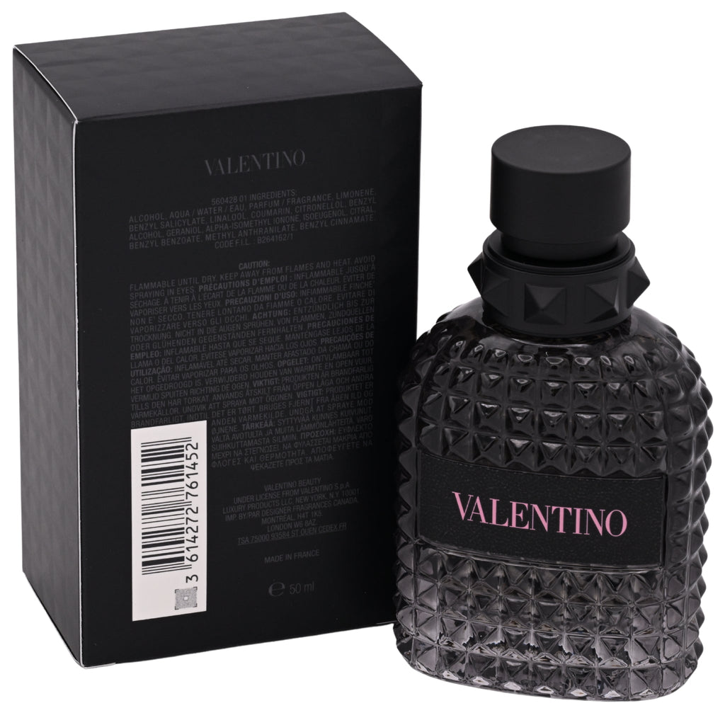 Valentino Uomo Born in Roma Eau de Toilette (EDT) Spray for Men 1.7 oz (50 ml)