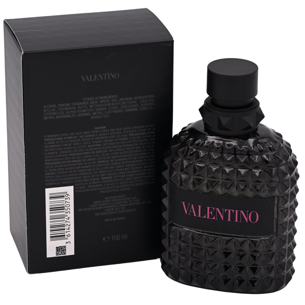 Valentino Uomo Born in Roma Extradose Parfum Spray for Men 3.4 oz (100 ml) - Valentino Beauty