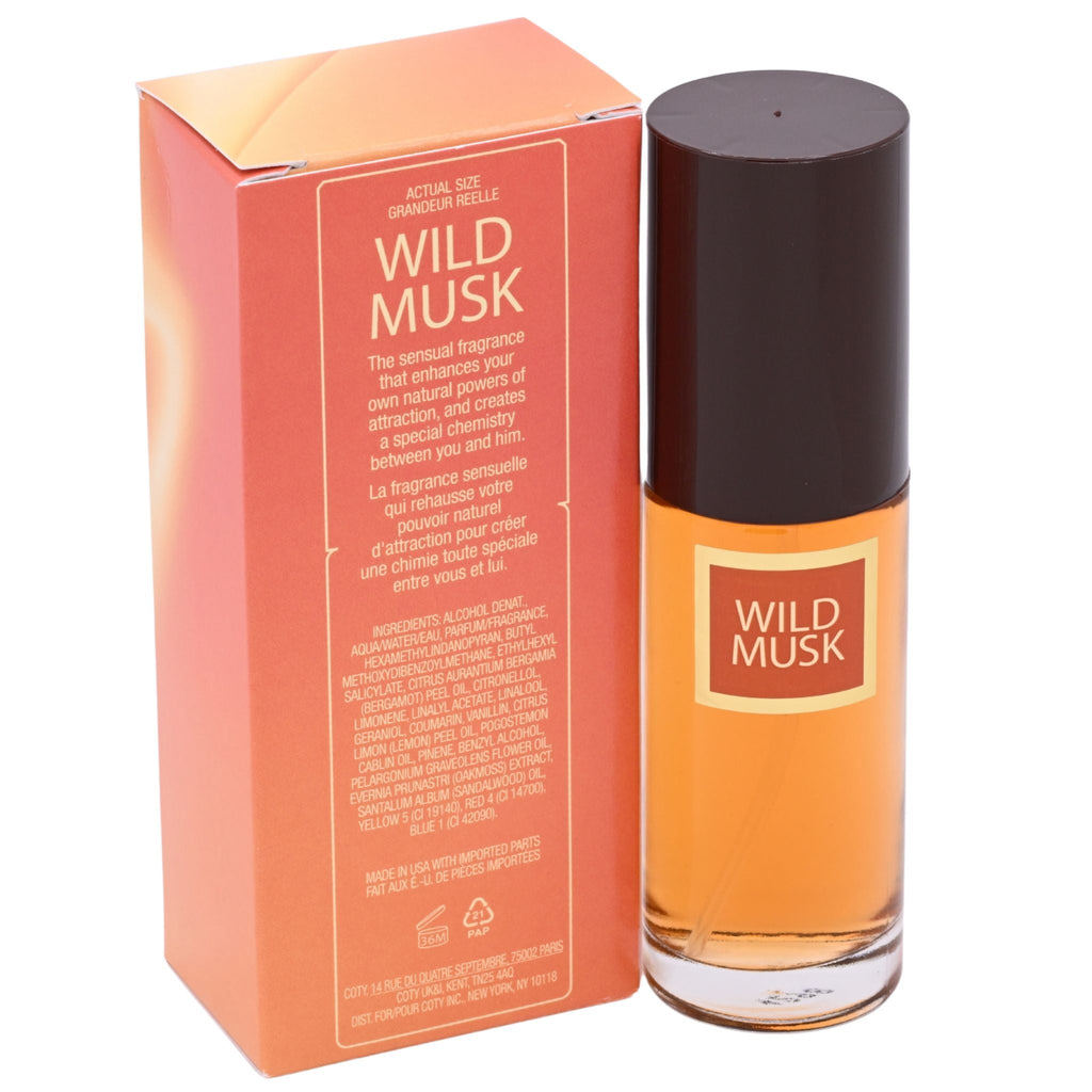 Wild Musk by Coty cologne for women 1.5 oz New in Box