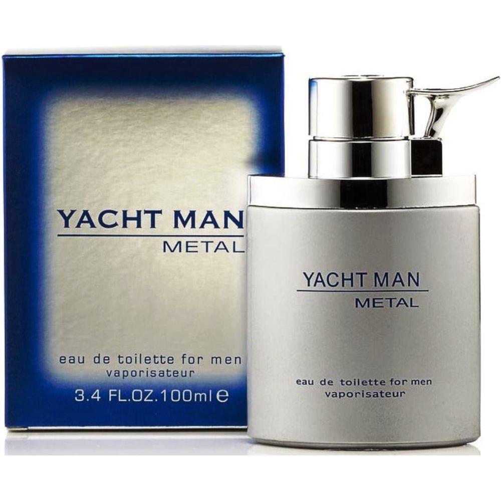 YACHT MAN METAL by Myrurgia cologne EDT 3.3 / 3.4 oz New in Box